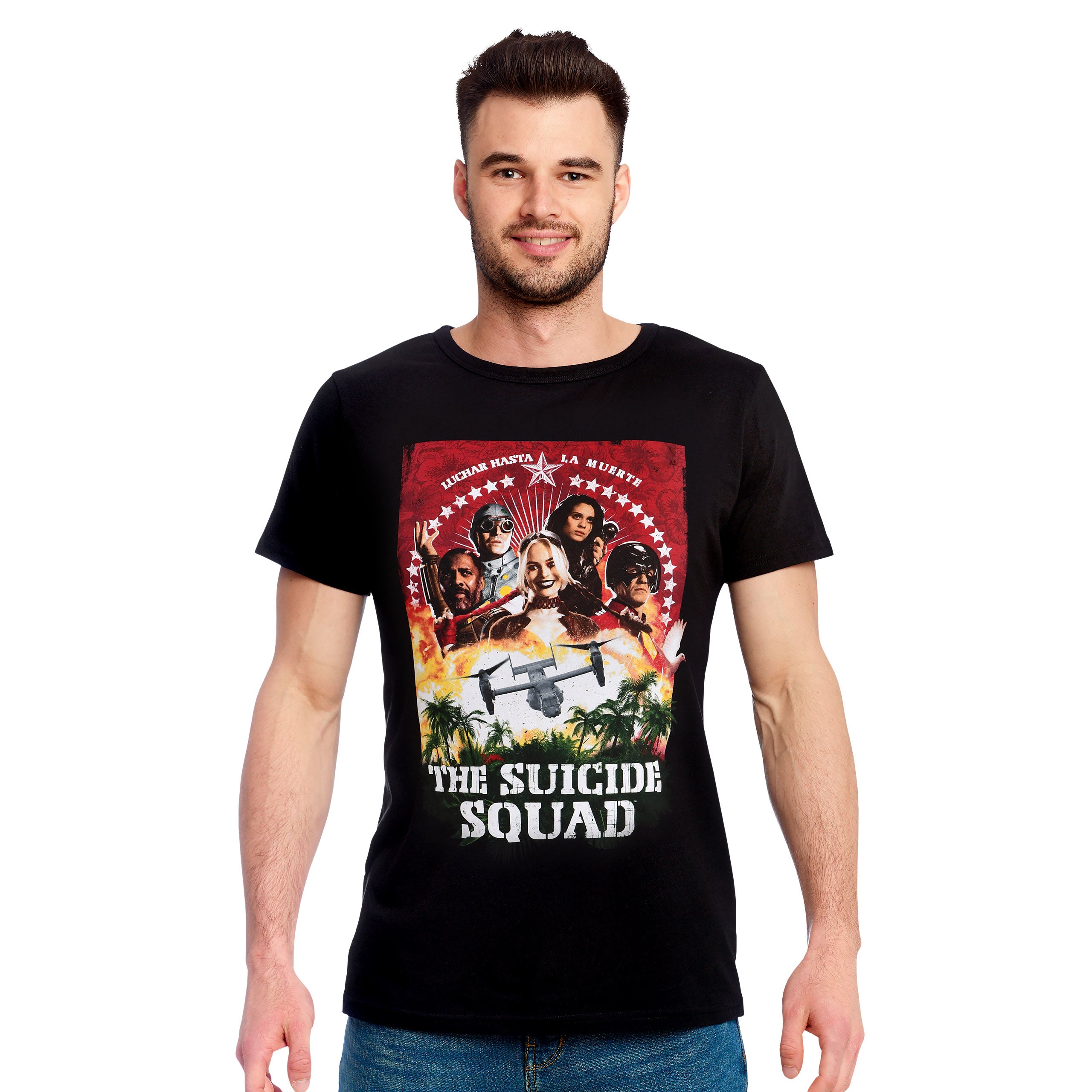 Imagen del producto The Suicide Squad - Camiseta de póster de grupo negra