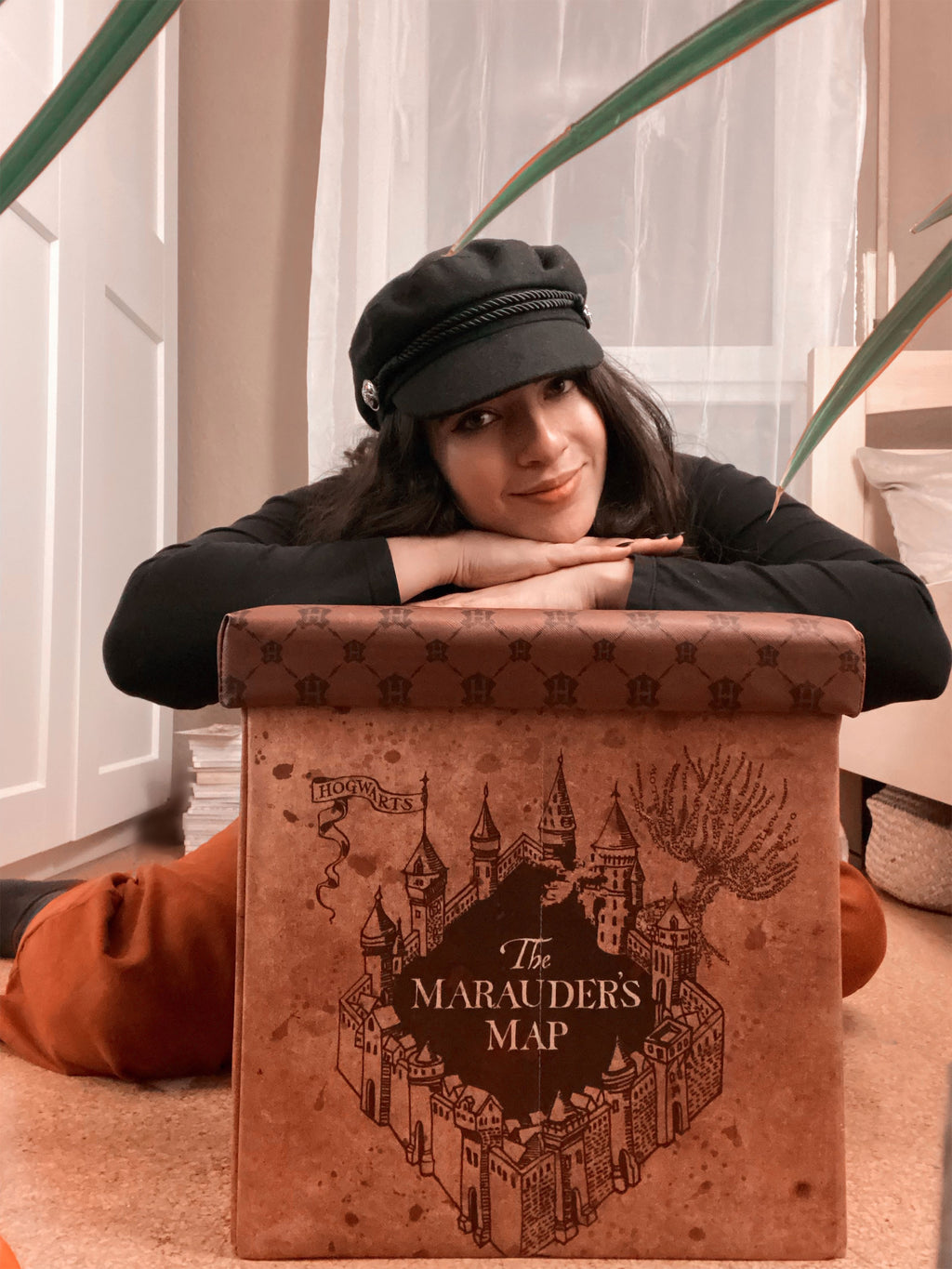 Imagen del producto Harry Potter - Taburete con almacenamiento de Mapa del Merodeador