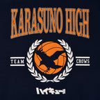 Imagen del producto Haikyu!! - Sudadera con capucha azul de Karasuno High