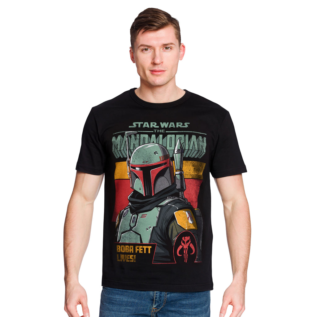 Product image Boba Fett Lives T-Shirt Black - Star Wars Mandalorian