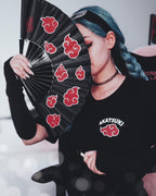 Imagen del producto Naruto - Camiseta negra con símbolo de Akatsuki