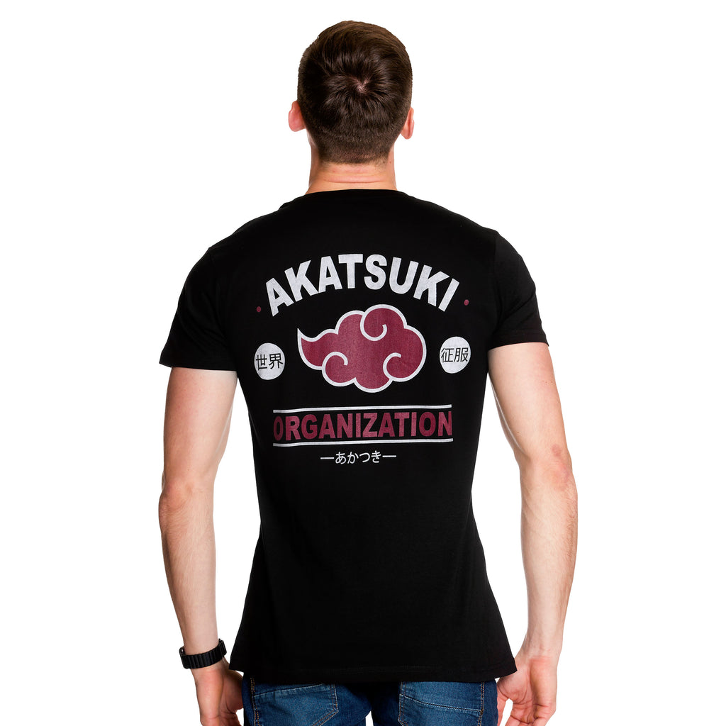 Imagen del producto Naruto - Camiseta negra con símbolo de Akatsuki