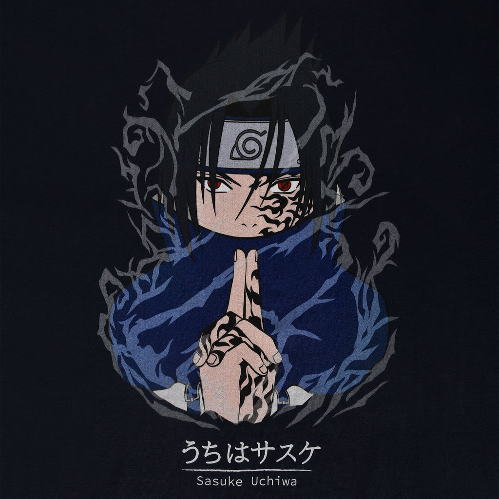 Imagen del producto Naruto - Camiseta azul de Sasuke Uchiha