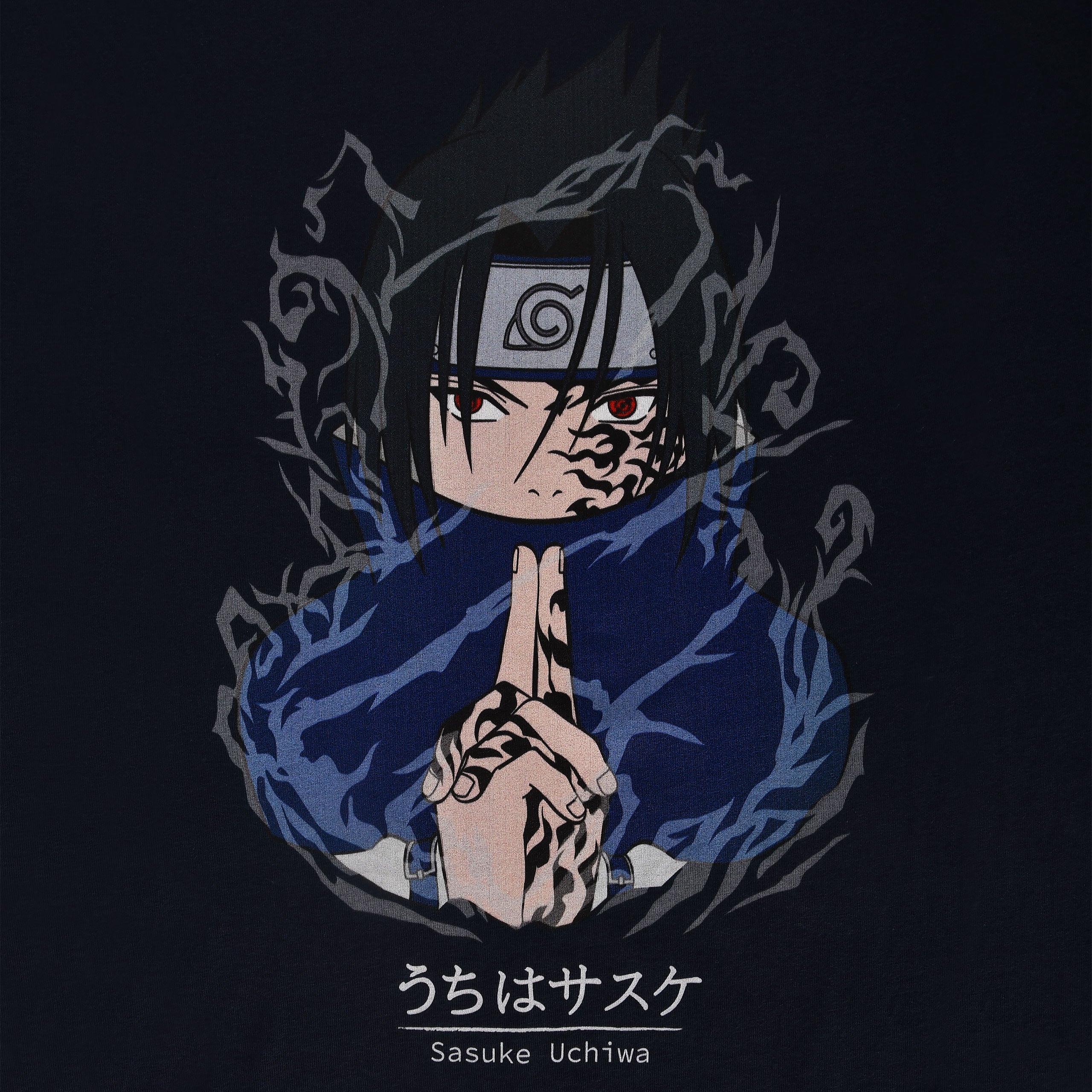Imagen del producto Naruto - Camiseta azul de Sasuke Uchiha