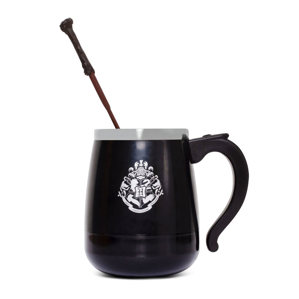 Imagen del producto Harry Potter - Taza de Hogwarts con función de agitación y varita mágica