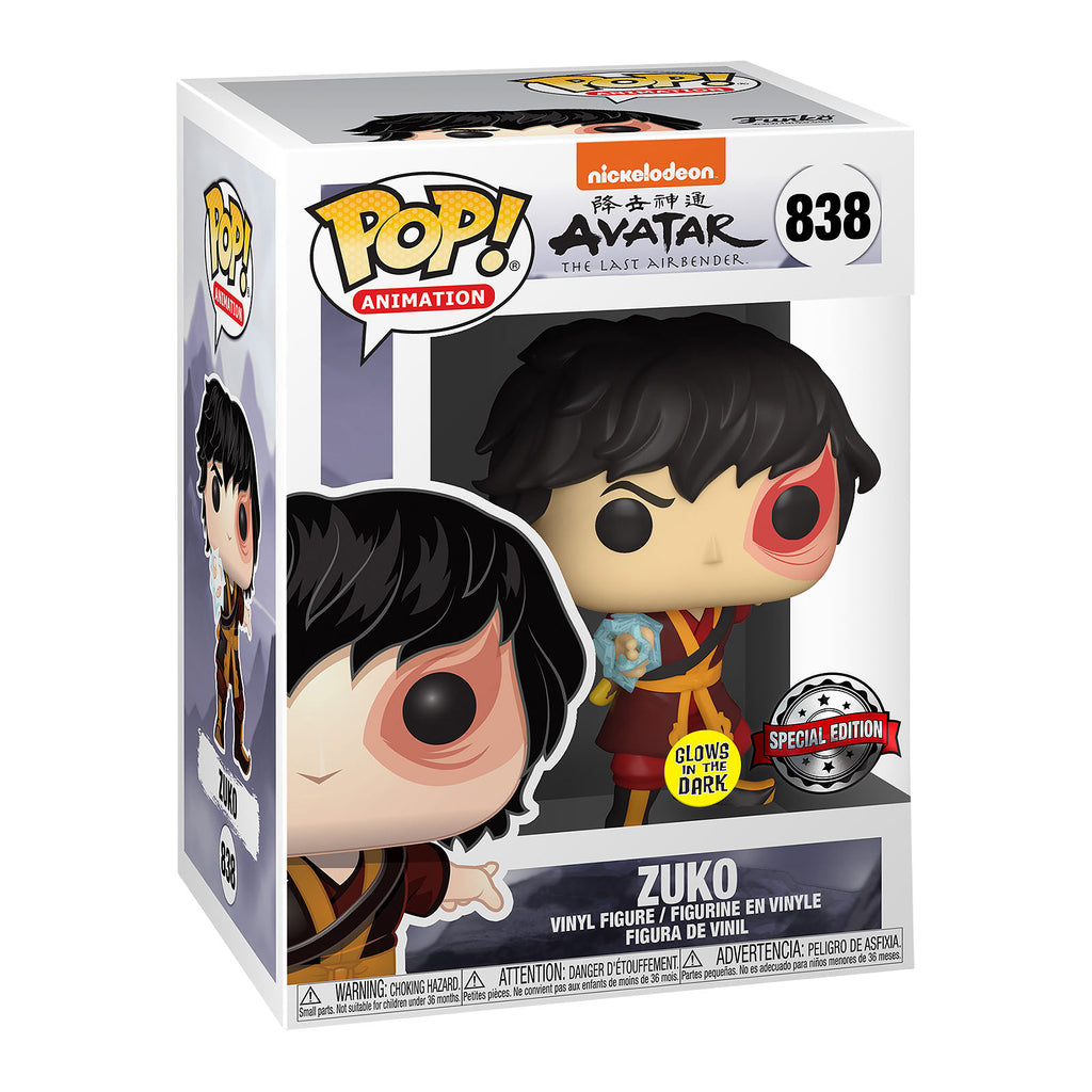 Imagen del producto Avatar - Figura Funko Pop de Zuko con efecto Glow in the Dark