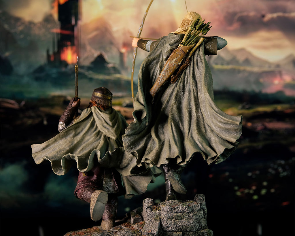 Imagen del producto El Señor de los Anillos - Figura Deluxe de Legolas y Gimli 46 cm