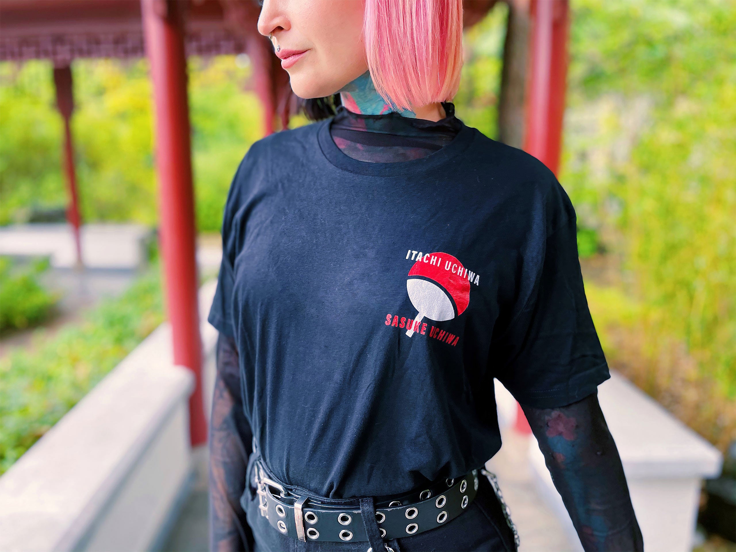 Imagen del producto Naruto - Camiseta Sasuke e Itachi negra