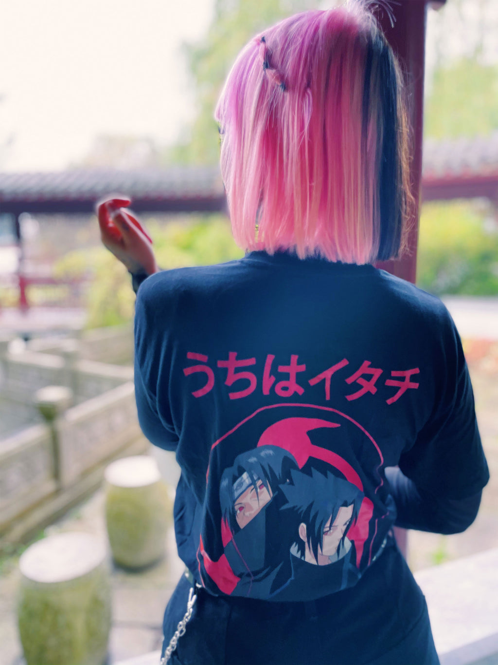 Imagen del producto Naruto - Camiseta Sasuke e Itachi negra