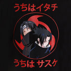 Imagen del producto Naruto - Camiseta Sasuke e Itachi negra