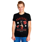 Imagen del producto Naruto - Camiseta negra de la Organización Akatsuki