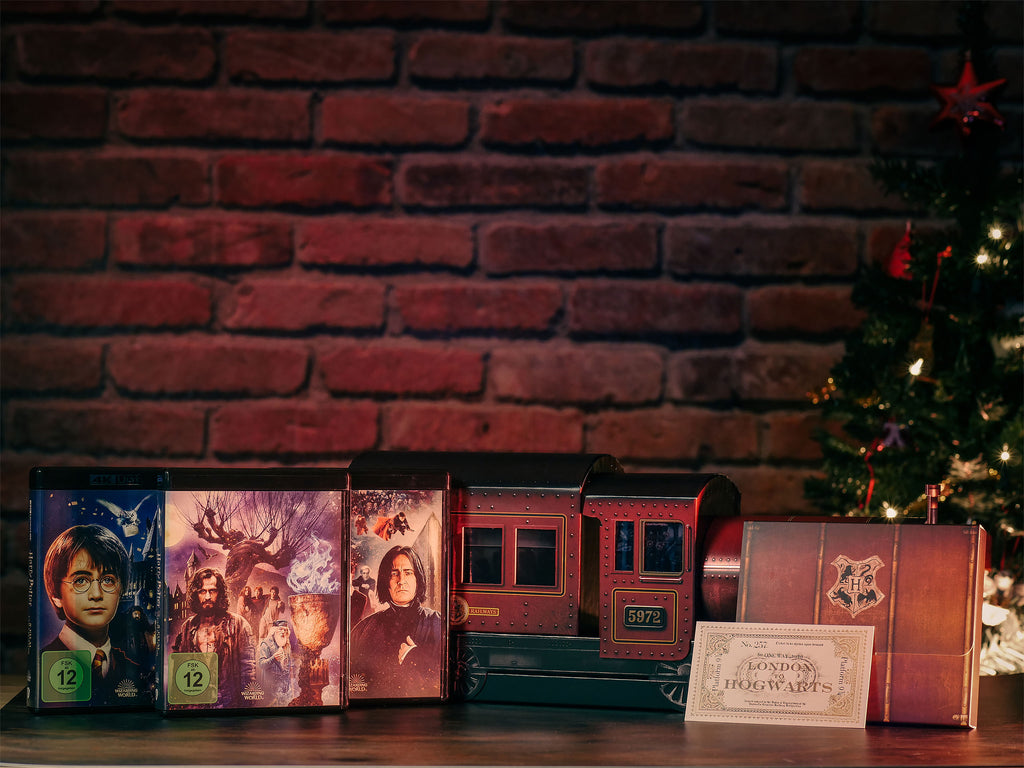 Imagen del producto Harry Potter 1-8 Blu-ray y 4K Hogwarts Express Edición Aniversario