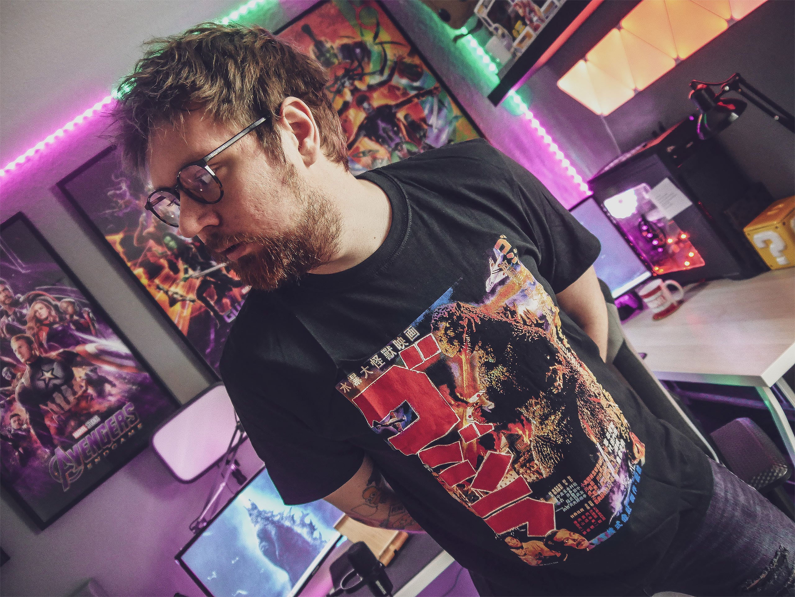Imagen del producto Godzilla - Camiseta póster negra