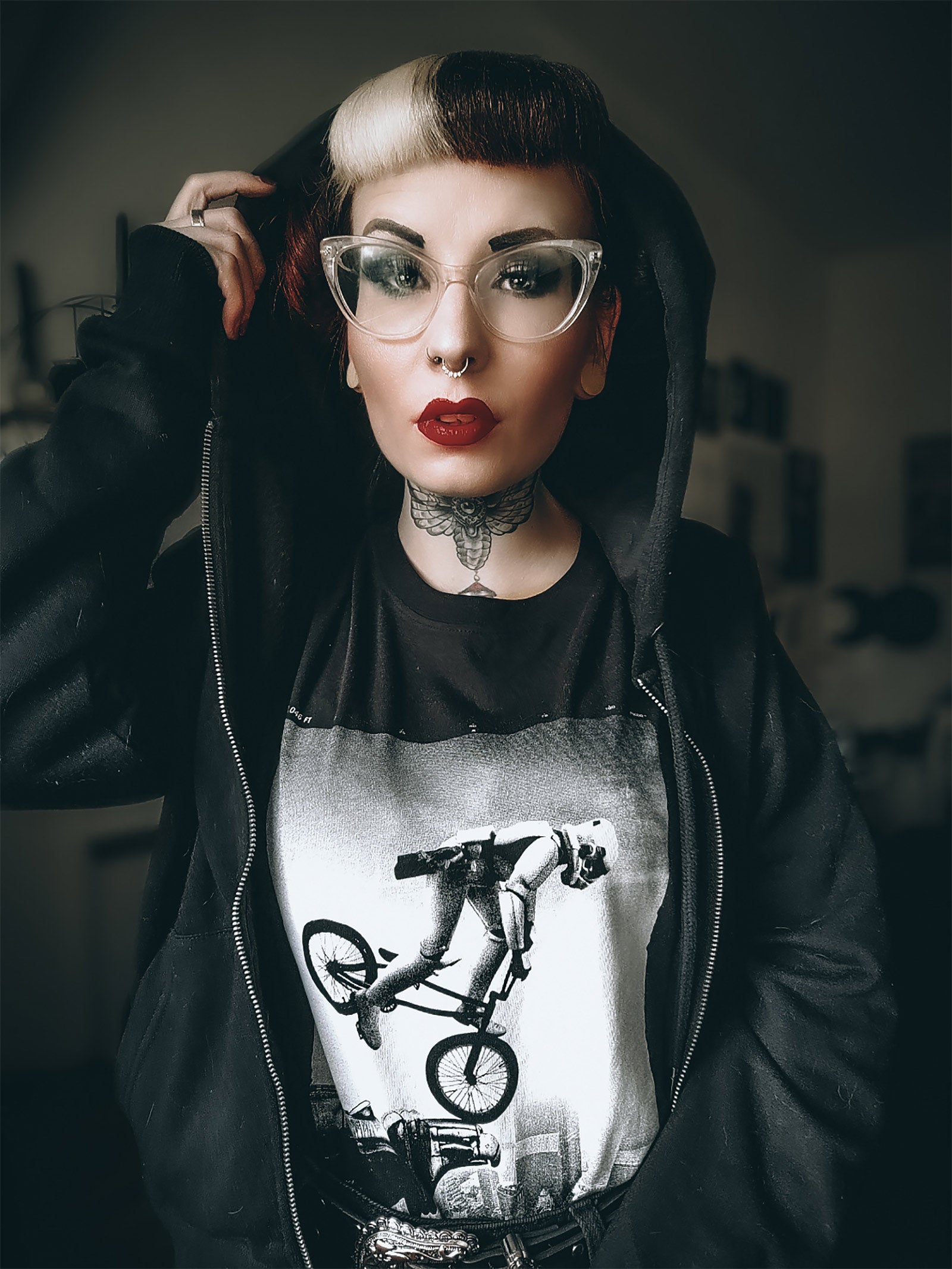 Imagen del producto Camiseta BMX Trooper para fans de Star Wars negra