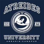 Imagen del producto Camiseta de la Universidad Atreides para fans de Dune azul