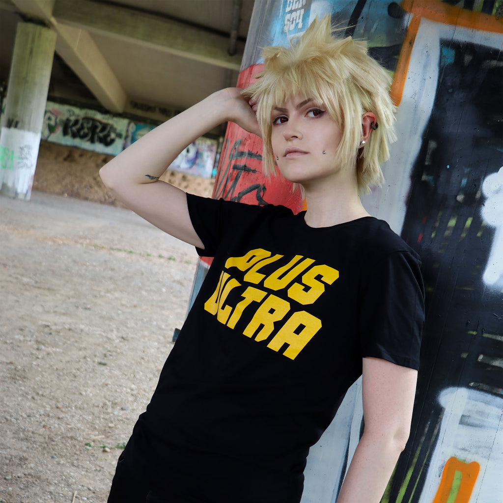 Imagen del producto Camiseta Plus Ultra para fans de My Hero Academia negra