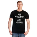 Imagen del producto Camiseta de monstruos humanos para fans de American Horror Story negra