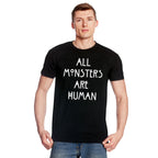 Imagen del producto Camiseta de monstruos humanos para fans de American Horror Story negra