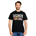 Imagen del producto Digimon - Camiseta de personajes negra