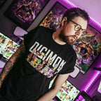 Imagen del producto Digimon - Camiseta de personajes negra