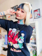 Product image Inu Yasha - Inu Yasha, Kagome & Shippo T-Shirt black