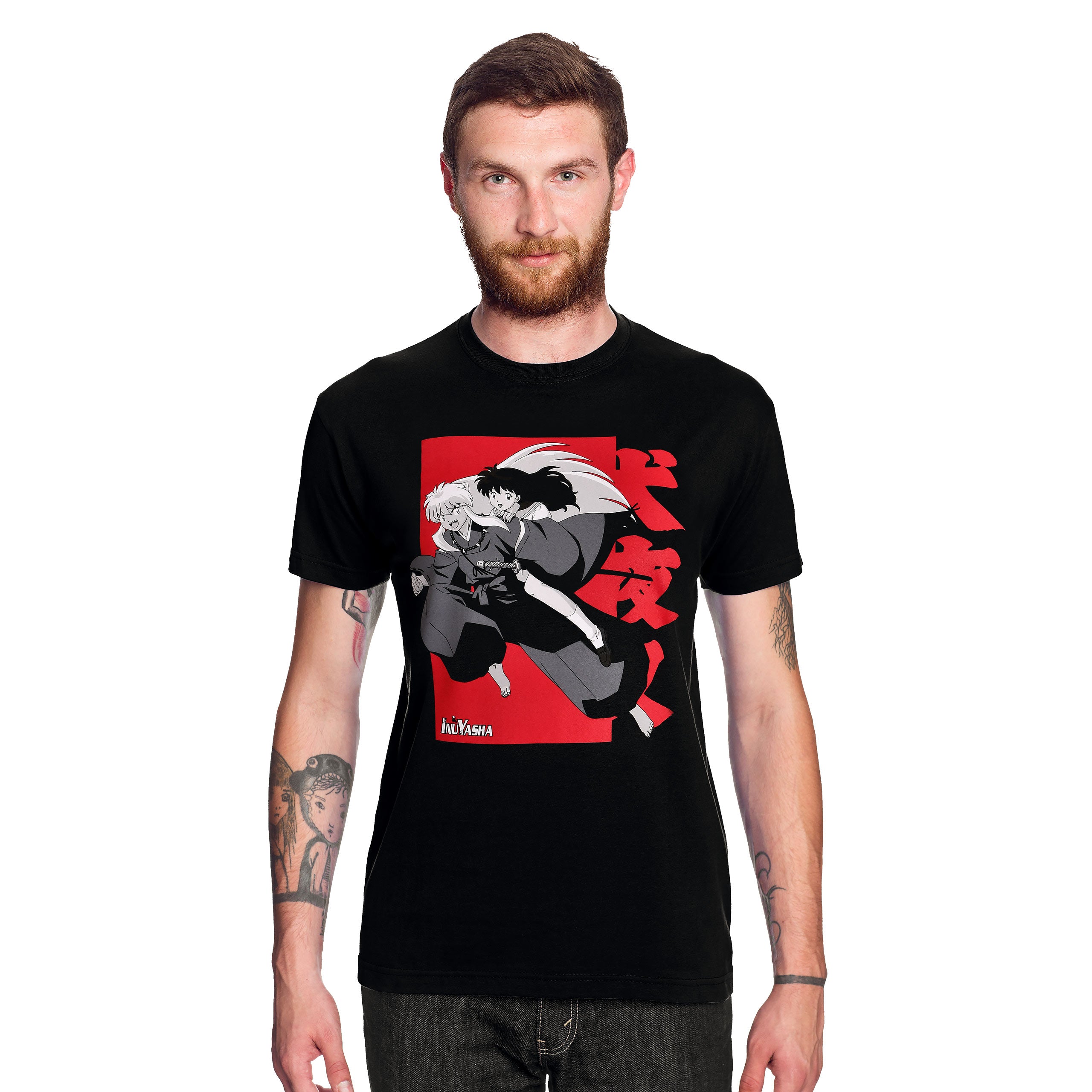 Imagen del producto Inu Yasha - Camiseta negra de Inu Yasha & Kagome