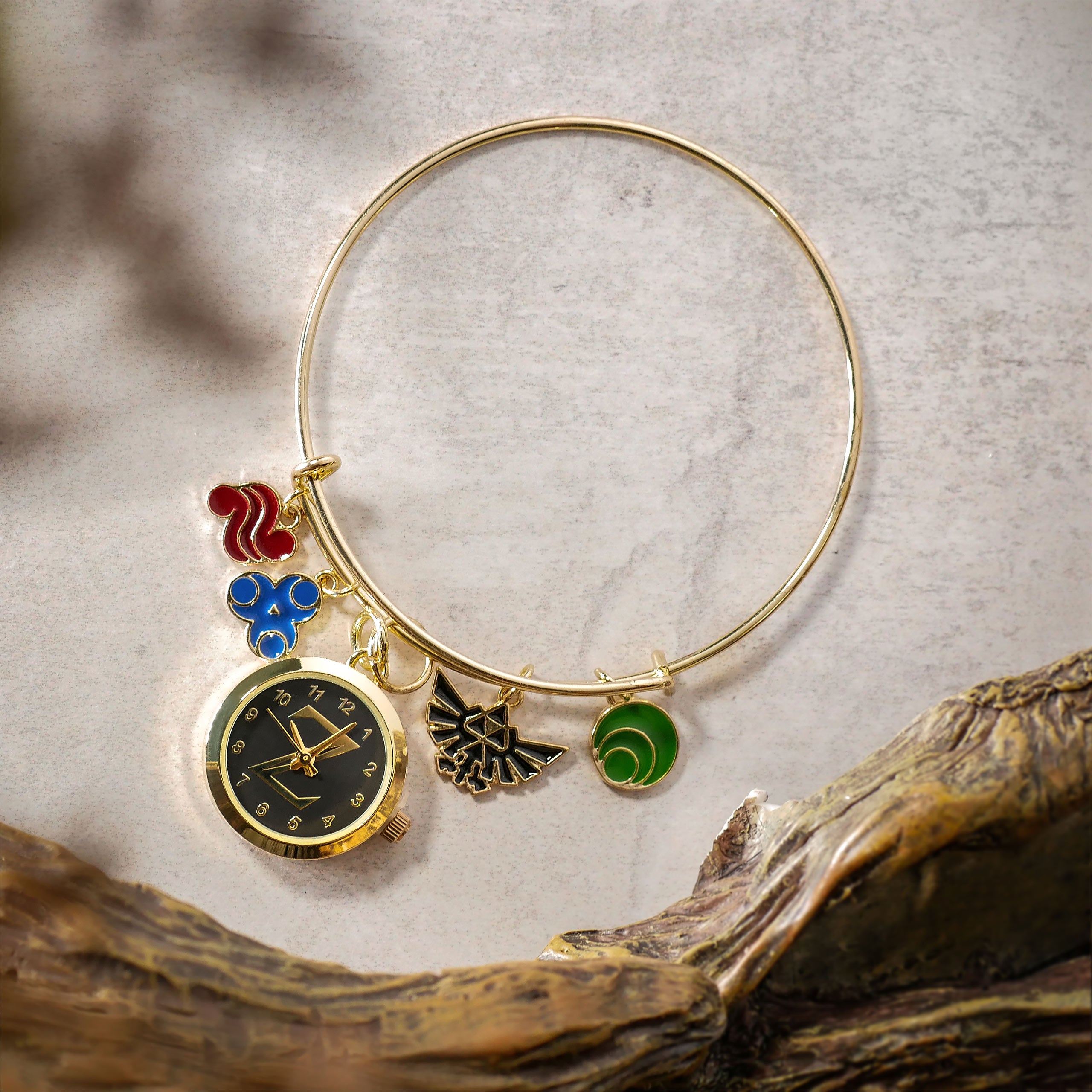 Imagen del producto Zelda - Pulsera Charm con Símbolos y Reloj