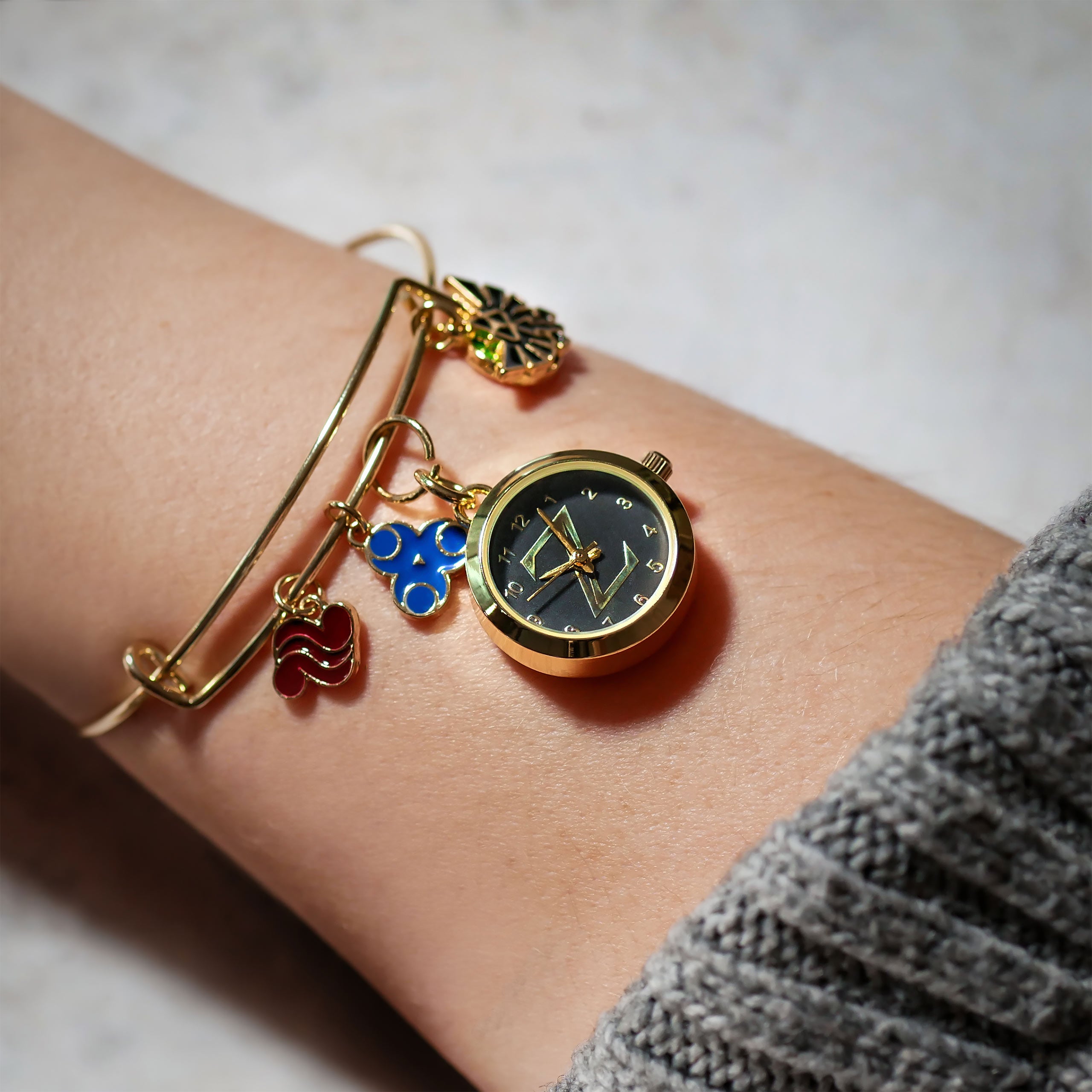 Imagen del producto Zelda - Pulsera Charm con Símbolos y Reloj