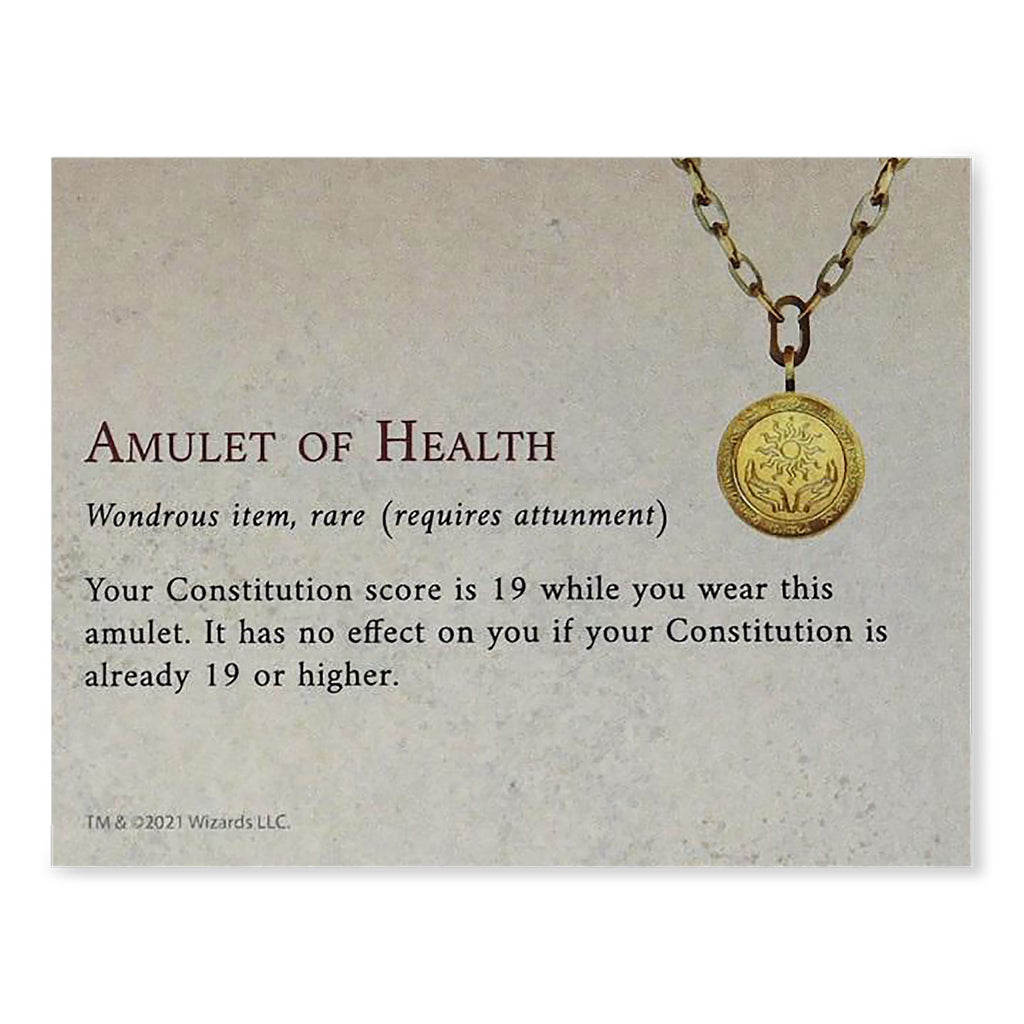 Product image Dungeons & Dragons - Amulet of Health Medallion