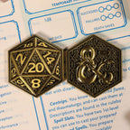Imagen del producto Dungeons & Dragons - Moneda de colección de dados edición limitada
