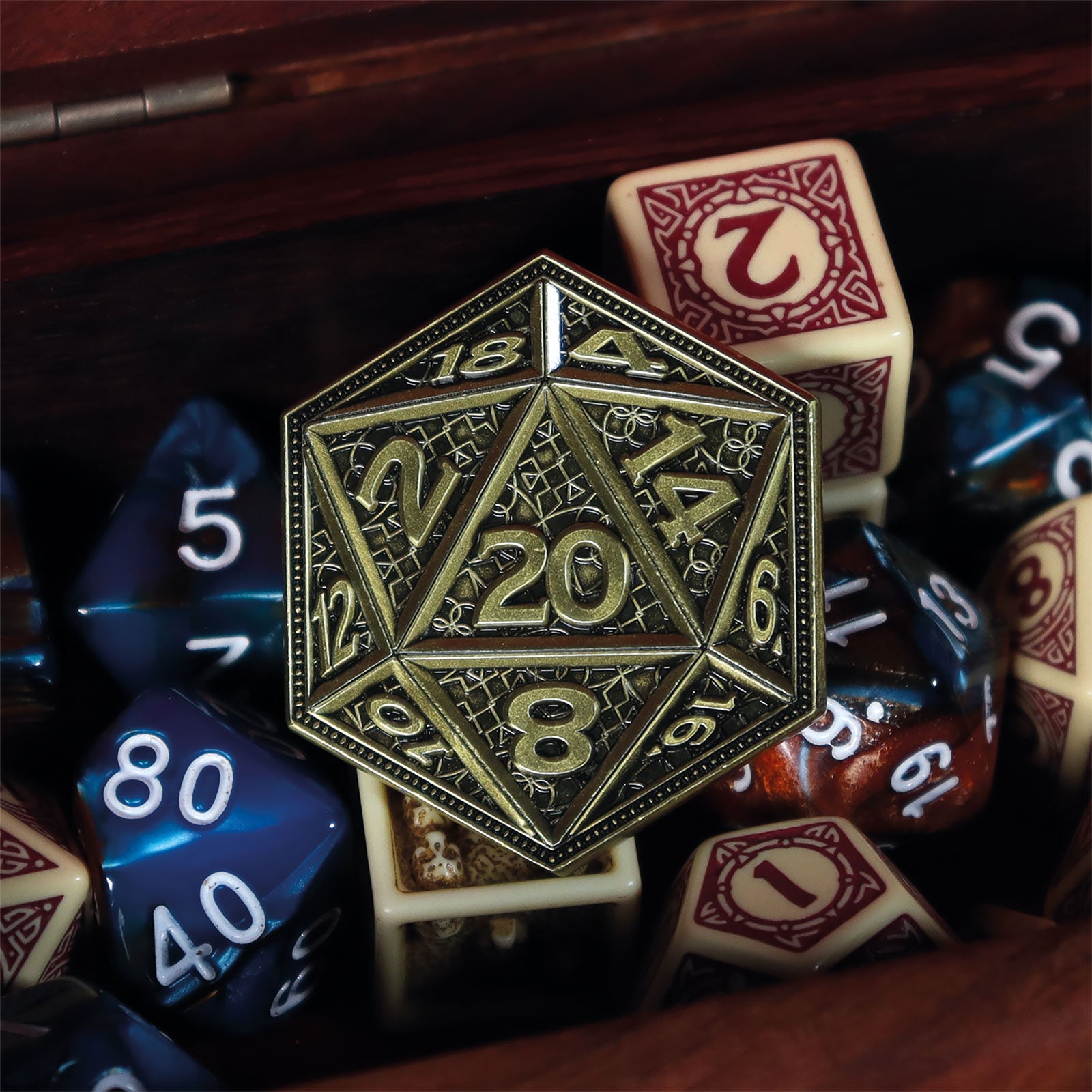 Imagen del producto Dungeons & Dragons - Moneda de colección de dados edición limitada