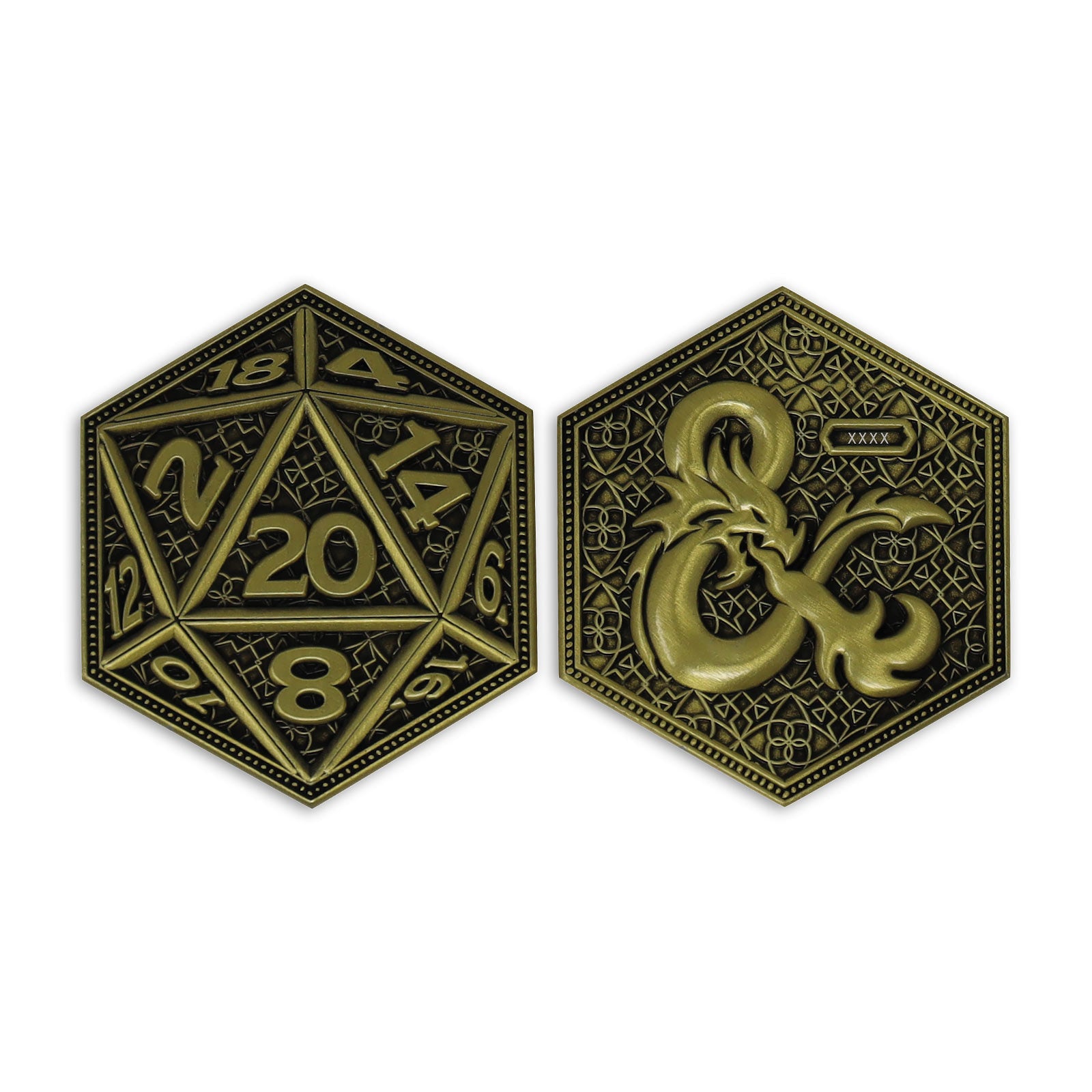 Imagen del producto Dungeons & Dragons - Moneda de colección de dados edición limitada
