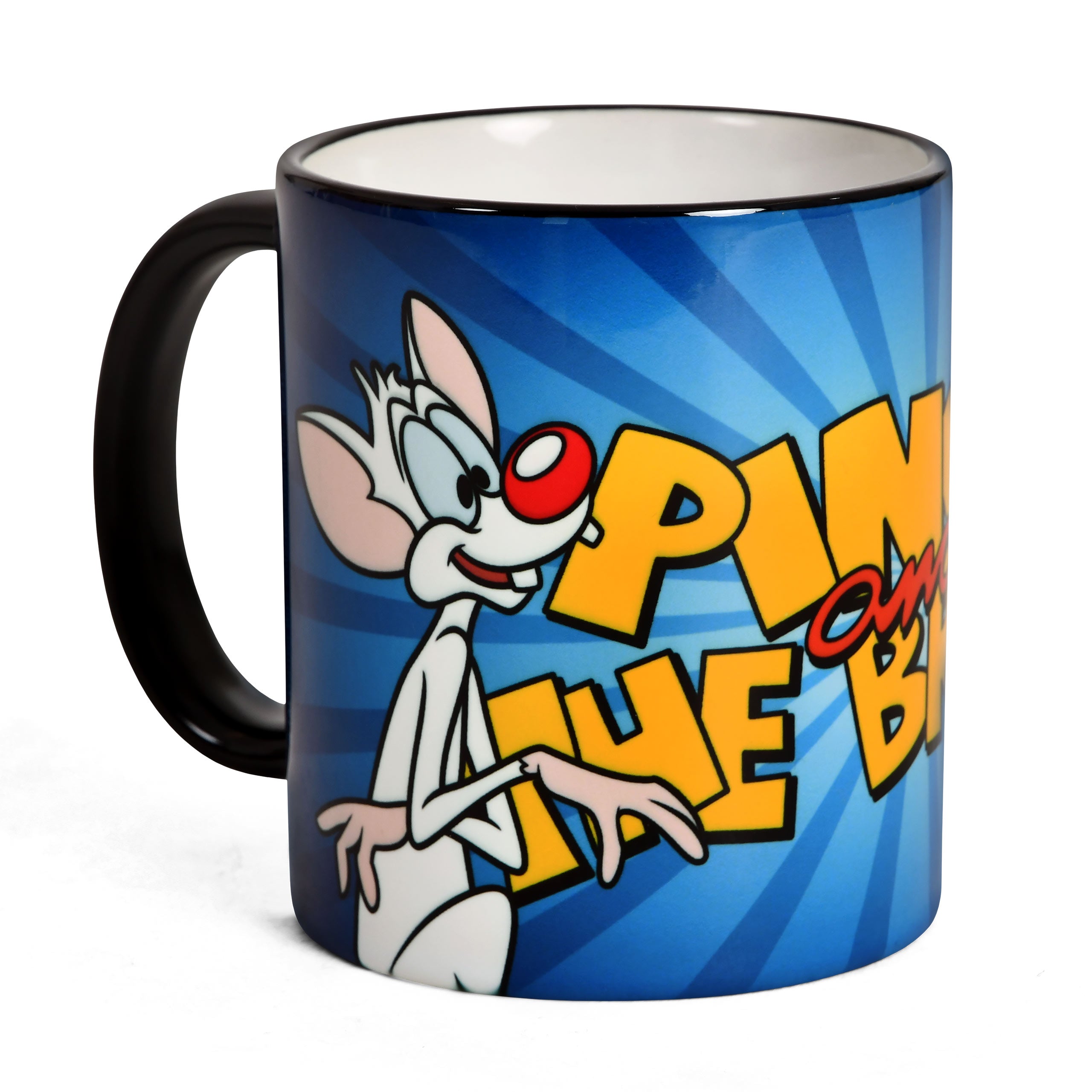Imagen del producto Pinky y Cerebro - Taza con logo