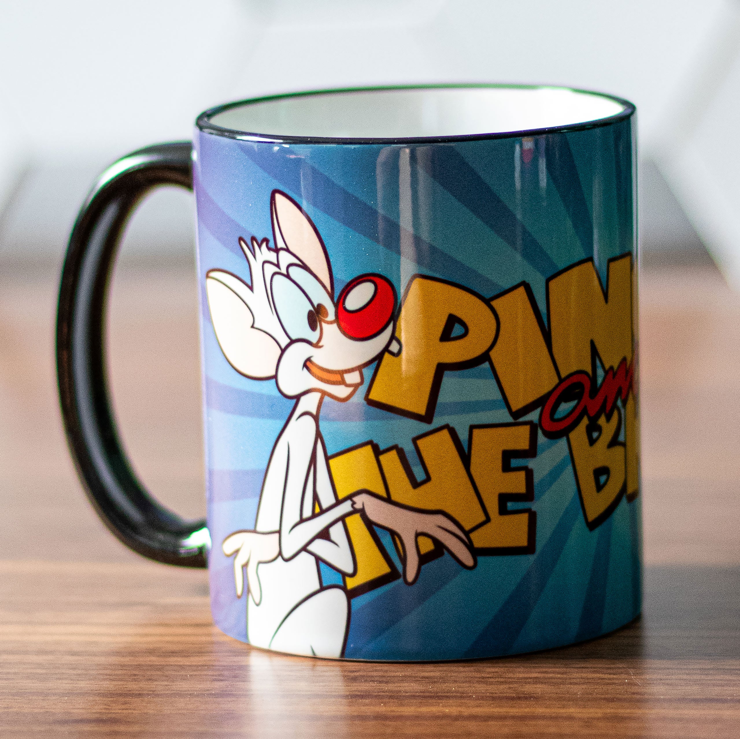 Imagen del producto Pinky y Cerebro - Taza con logo