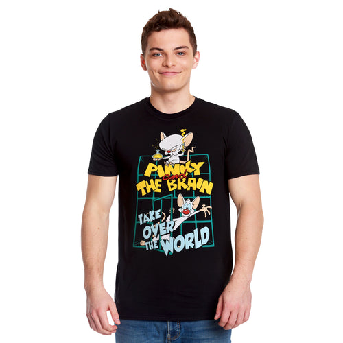 Imagen del producto Pinky y Cerebro - Camiseta Take Over The World