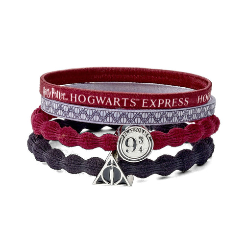 Imagen del producto Conjunto de 4 bandas para el cabello 9 3/4 & Reliquias de la Muerte - Harry Potter