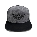 Imagen del producto Zelda - Gorra Snapback negra del mapa de Hyrule