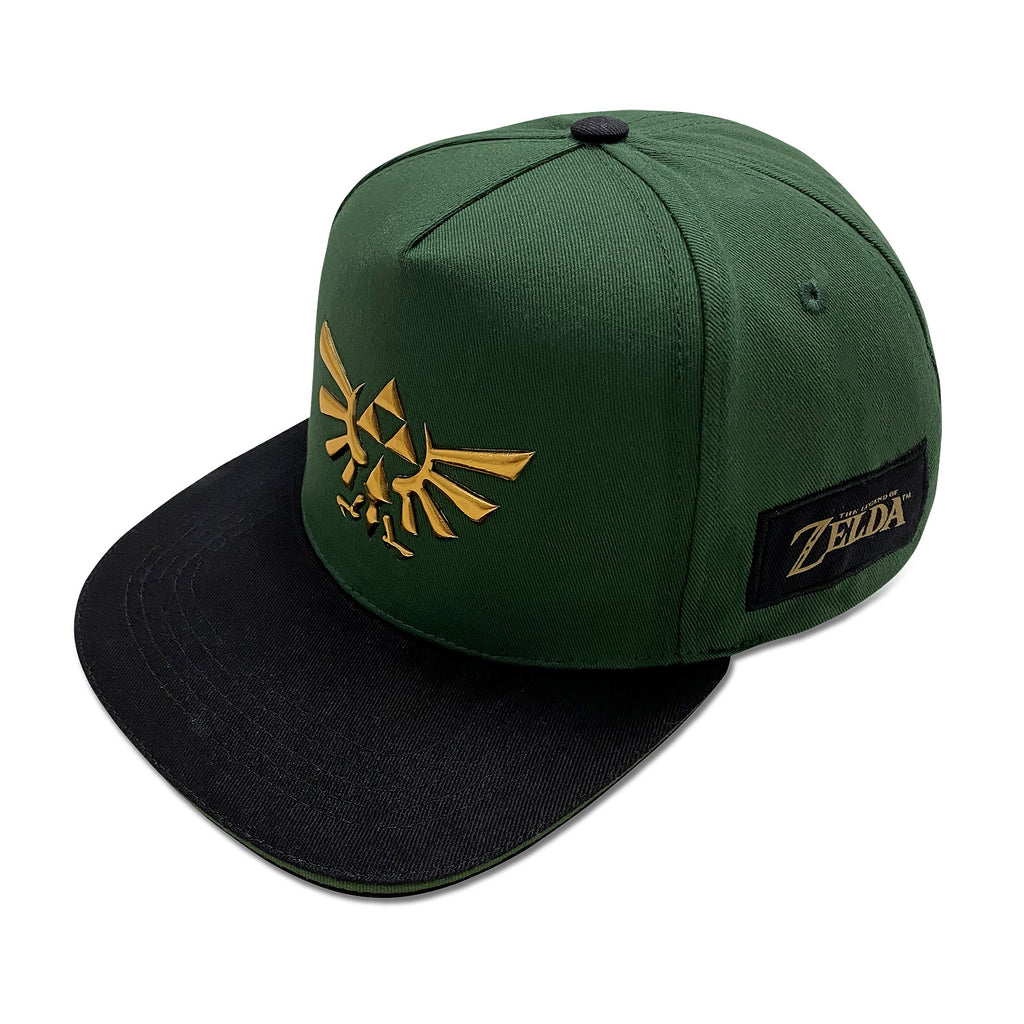 Product image Zelda - Hyrule Logo Snapback Cap green