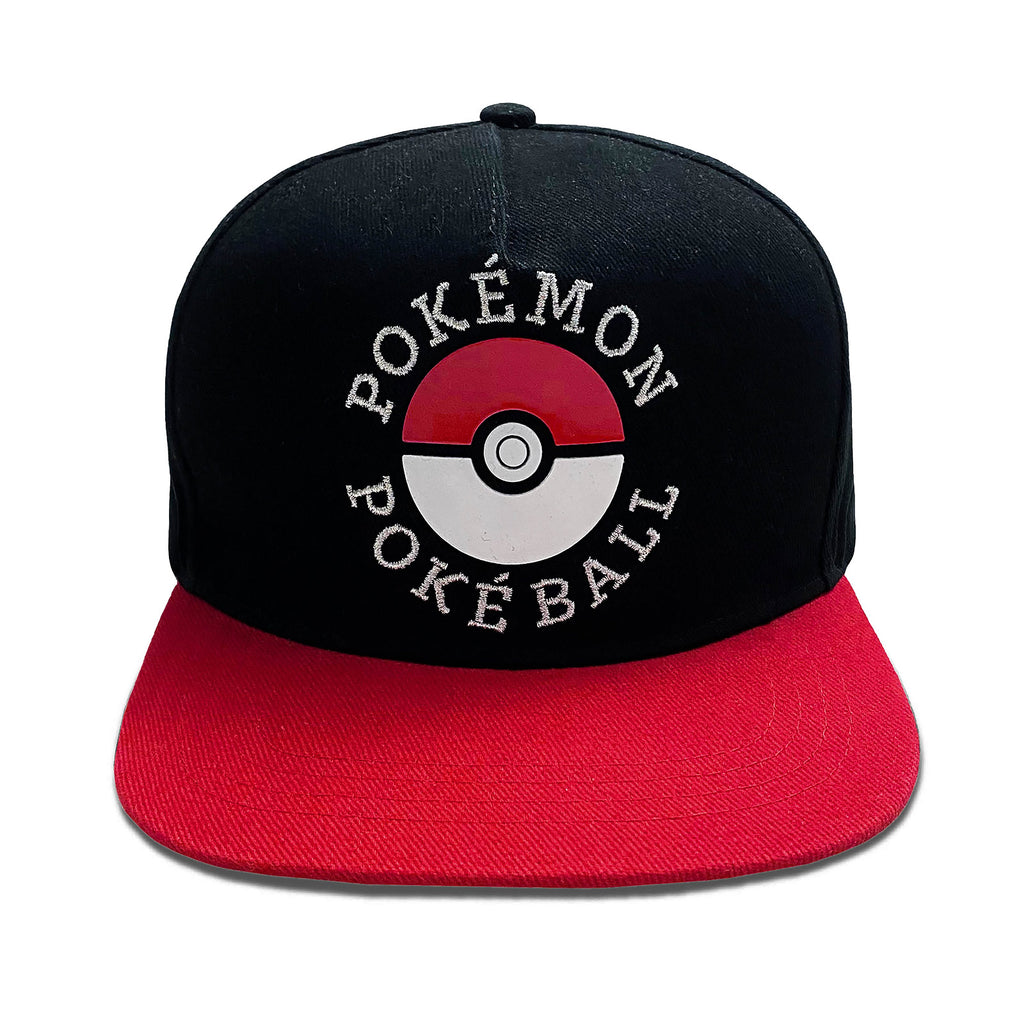 Imagen del producto Pokemon - Gorra Snapback Pokeball negra-roja