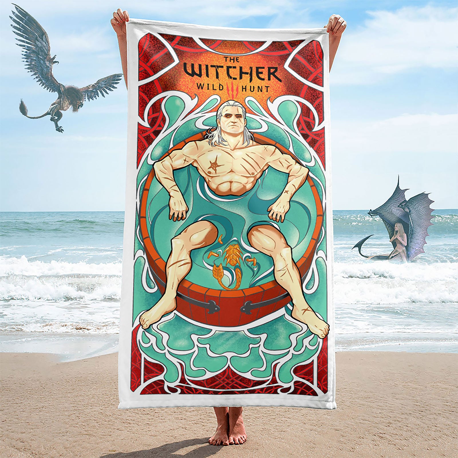 Product image Witcher - No Rest For The Witcher Beach Towel