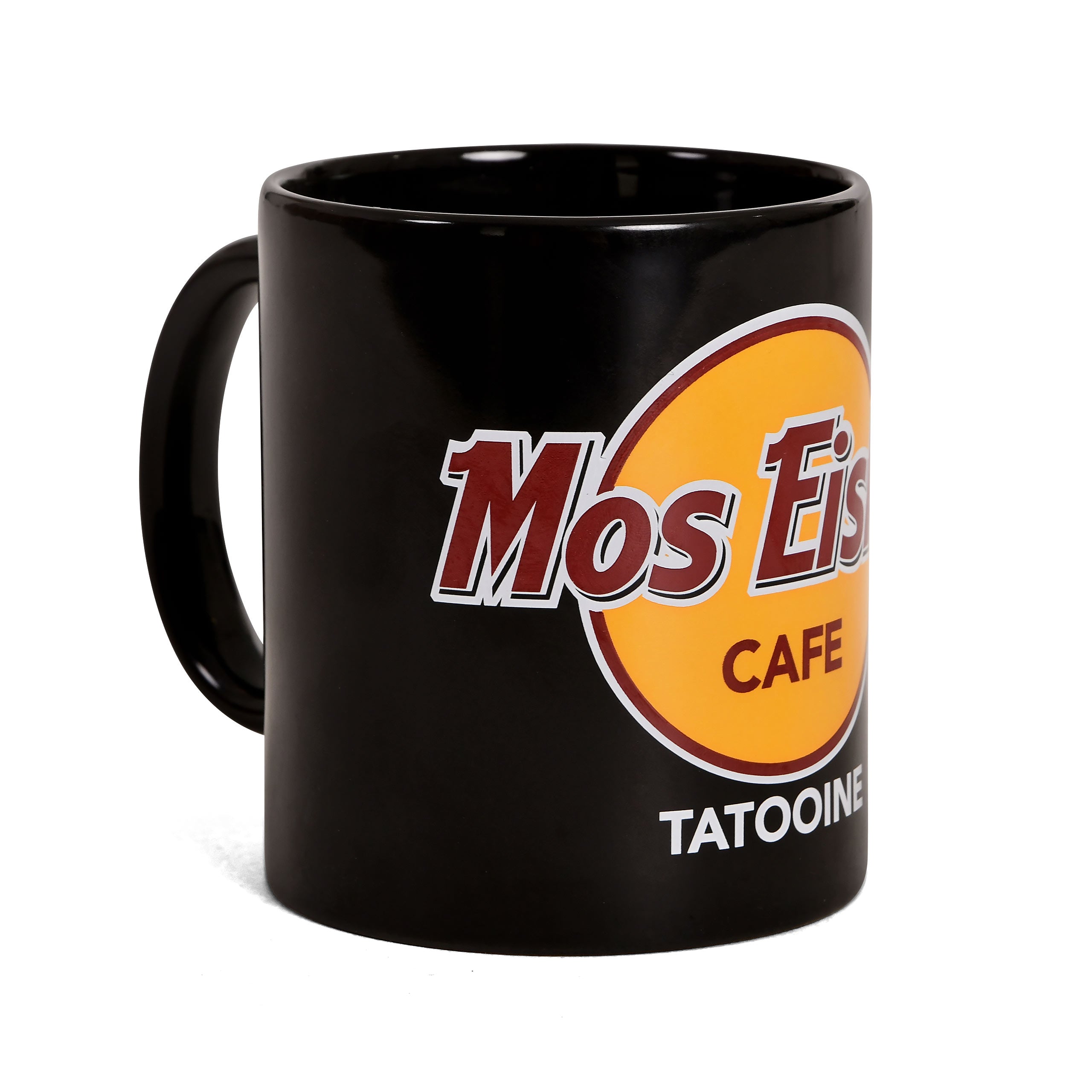 Imagen del producto Taza del Café Mos Eisley para fans de Star Wars negra