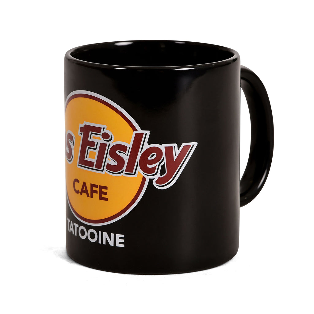 Imagen del producto Taza del Café Mos Eisley para fans de Star Wars negra