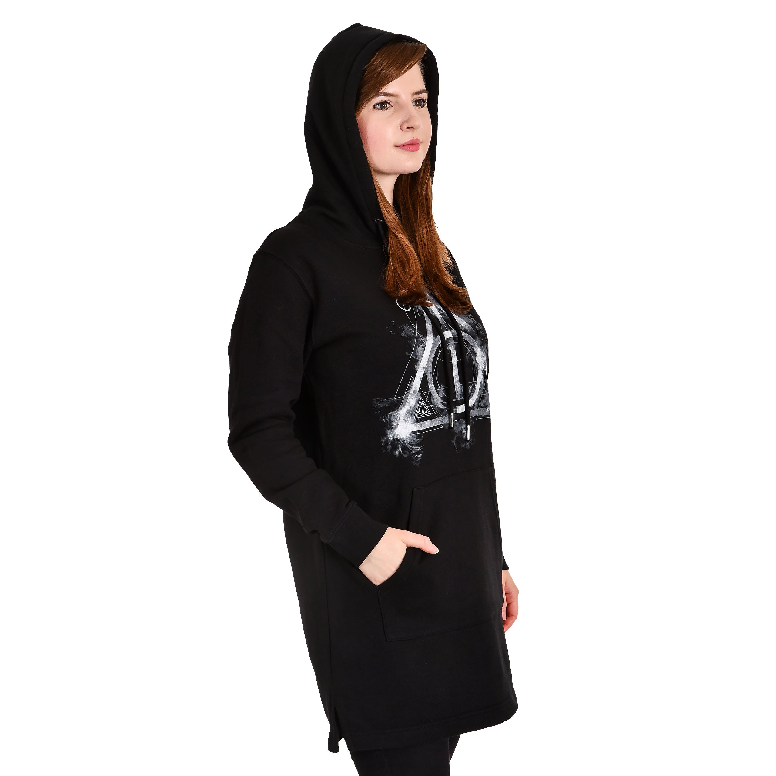 Imagen del producto Harry Potter - Vestido sudadera con capucha Smoky Hallows negro