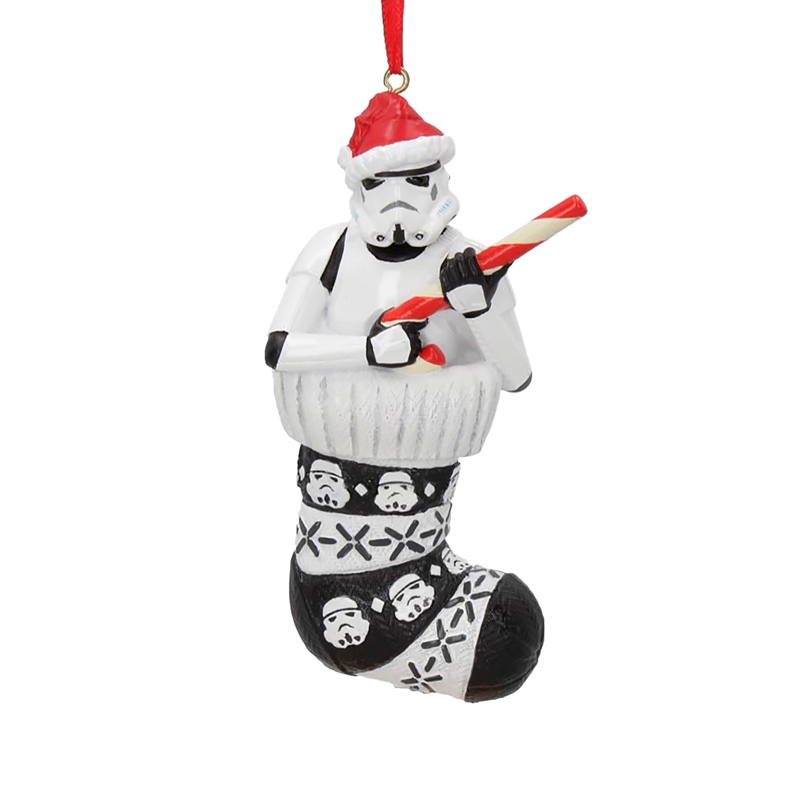 Imagen del producto Stormtrooper en calcetín navideño Adorno para árbol de Navidad - Star Wars