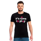 Imagen del producto Camiseta 'Es hora de jugar' para fans de Squid Game negra