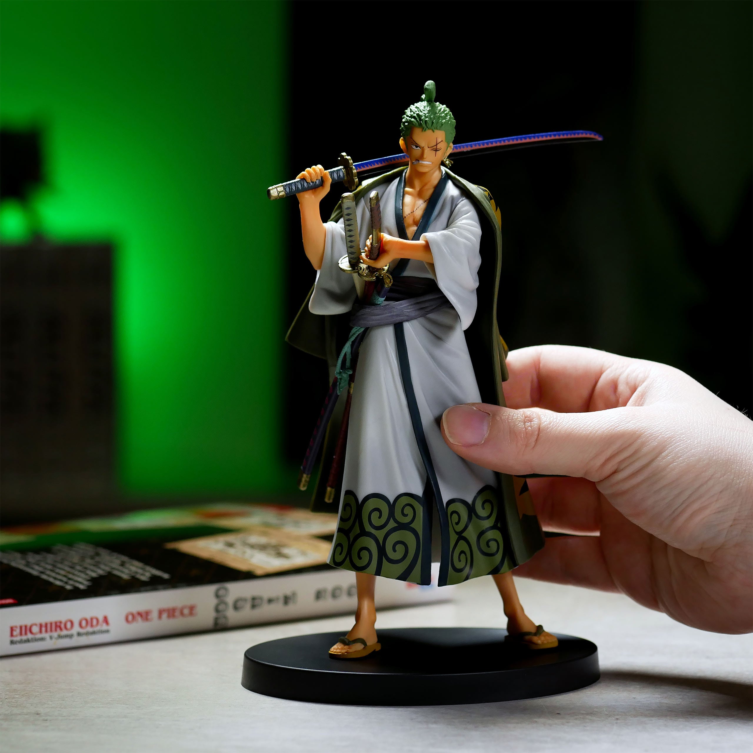 Imagen del producto One Piece - Figura Roronoa Zoro Wanokuni Vol. 2 de 19,6 cm