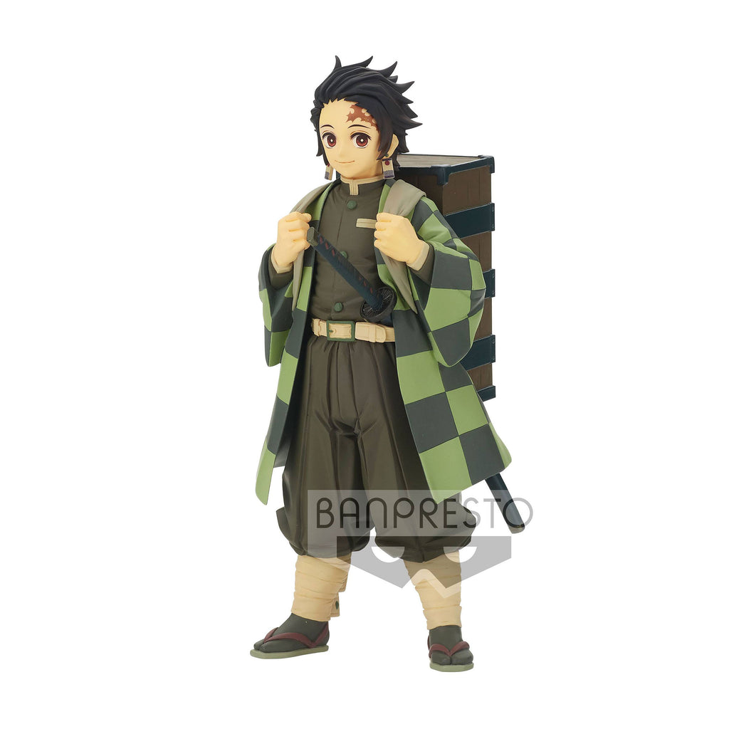 Imagen del producto Demon Slayer - Figura de Tanjiro Kamado con caja de Nezuku de 16,5 cm