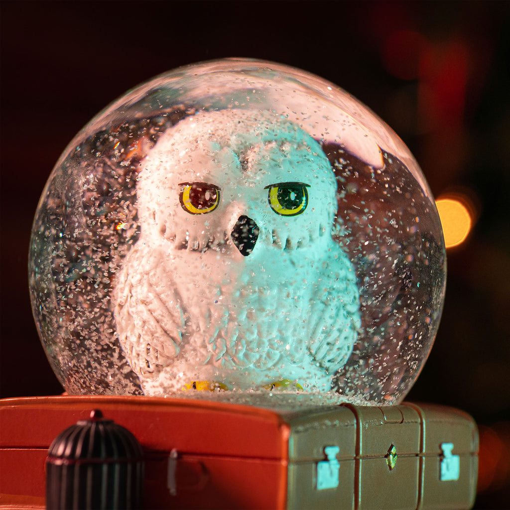 Imagen del producto Harry Potter - Bola de nieve Hedwig con purpurina