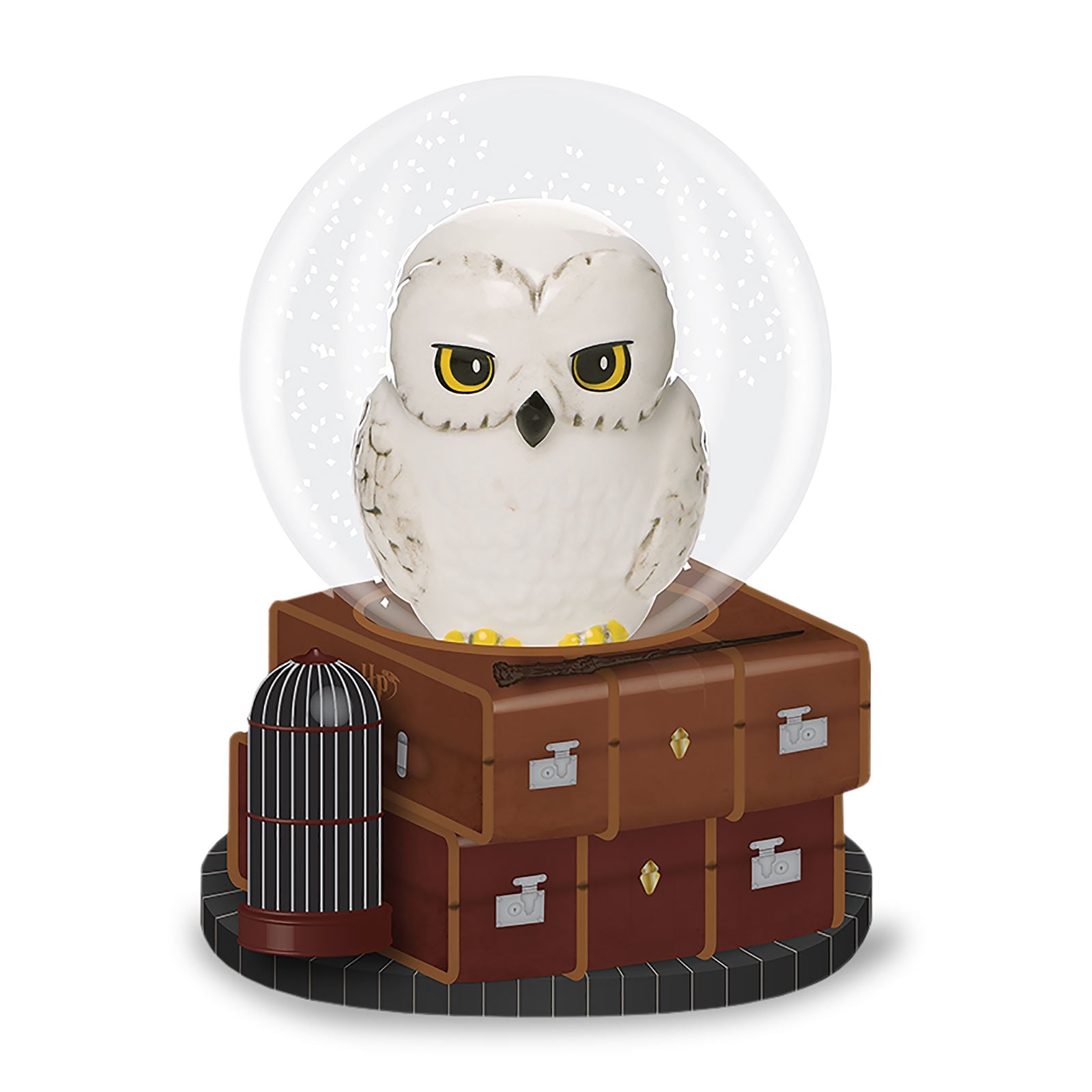 Imagen del producto Harry Potter - Bola de nieve Hedwig con purpurina