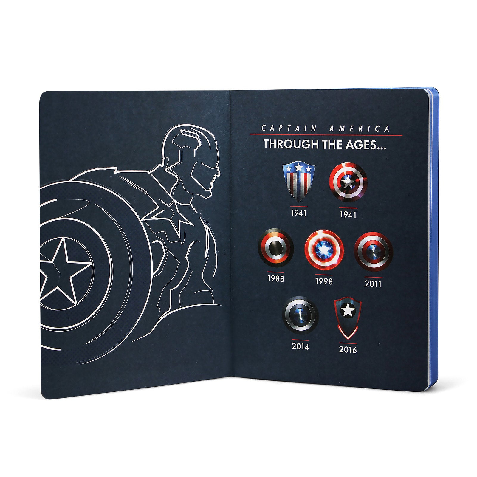 Imagen del producto Cuaderno A5 Captain America - Shield Logo